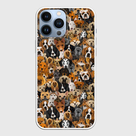 Чехол для iPhone 13 Pro Max с принтом Собаки (Разные Породы) в Курске,  |  | animal | dog | барбос | бобик | год собаки | друг человека | животное | зверь | ищейка | кинолог | кость | лайка | пёс | порода собак | собака | собаковод | собачьи следы от лап | сторожевая собака | хищник