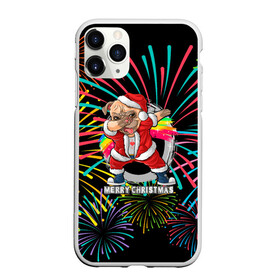 Чехол для iPhone 11 Pro Max матовый с принтом Merry Christmas Mops Dabbing. в Курске, Силикон |  | Тематика изображения на принте: 2022 | dabbing | happy new year | merry christmas | mops dabbing | год тигра | зима близко | нг | новогодний | новый год | новый год 2022 | рождество | салют | символ 2022 года | собака