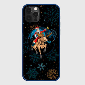 Чехол для iPhone 12 Pro Max с принтом Олень и Santa. в Курске, Силикон |  | 2022 | happy new year | merry christmas | rdnewyear22 | santa | год тигра | зима близко | нг | новогодний | новый год | новый год 2022 | олень | рождество | санта | символ 2022 года | снежинки