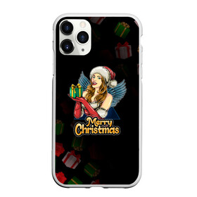 Чехол для iPhone 11 Pro Max матовый с принтом Merry Christmas Снегурочка с подарком. в Курске, Силикон |  | 2022 | happy new year | merry christmas | год тигра | зима близко | нг | новогодний | новый год | новый год 2022 | подарки | праздник | рождество | символ 2022 года | снегурочка | снежинки