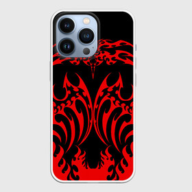 Чехол для iPhone 13 Pro с принтом Алые лезвия в Курске,  |  | Тематика изображения на принте: scarlet | алые узоры | алые шипы | когти | красные лезвия | красные узоры | красные шипы | лезвие | лезвия | огонь | острые | пламя | шипы