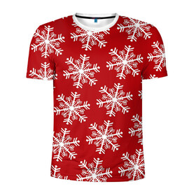 Мужская футболка 3D спортивная с принтом Новогодние Снежинки НГ в Курске, 100% полиэстер с улучшенными характеристиками | приталенный силуэт, круглая горловина, широкие плечи, сужается к линии бедра | christmas | merry christmas | new year | новый год | новый год алфавит | новый год и рождество | новый год мерин | новый год снежинки | рождество | снежинки