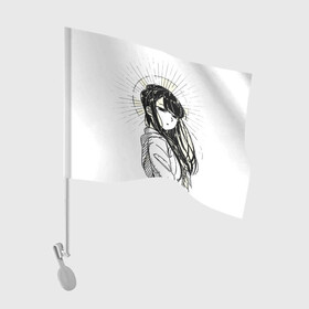 Флаг для автомобиля с принтом у Коми Сан проблемы с общением солнышко в Курске, 100% полиэстер | Размер: 30*21 см | anime | cant comminicate | komi | komi san | manga | senpai | waifu | аниме | вайфу | коми | сан | сенпай