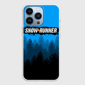 Чехол для iPhone 13 Pro с принтом SNOWRUNNER   СНОУРАННЕР ЛЕС в Курске,  |  | Тематика изображения на принте: game | snow runner | snowrunner | грузовик | дальнобойщик | игра | симулятор | сноу раннер | сноураннер