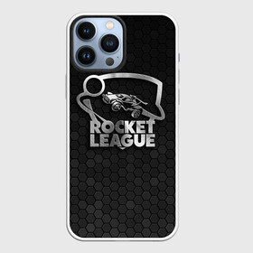 Чехол для iPhone 13 Pro Max с принтом Rocket League Metal Logo в Курске,  |  | auto | avto | car | race | rocket league | авто | гонки | машина | рокет лига | тачка