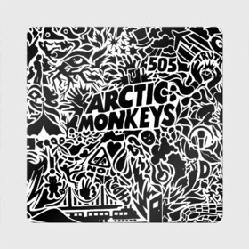 Магнит виниловый Квадрат с принтом Arctic monkeys Pattern в Курске, полимерный материал с магнитным слоем | размер 9*9 см, закругленные углы | Тематика изображения на принте: alternative | arctic monkeys | metall | music | rock | альтернатива | арктик монкейс | арктические обезьяны | металл | музыка | рок