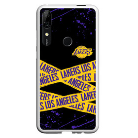 Чехол для Honor P Smart Z с принтом LAKERS LOGO БРЫЗГИ КРАСОК в Курске, Силикон | Область печати: задняя сторона чехла, без боковых панелей | america | basketball | kobe bryant | la | la lakers | lakers | lines | los angeles lakers | nba | usa | баскетбол | брызги | брызги красок | кобе брайант | краски | линии | лос анджелес лейкерс | нба | полосы | сша