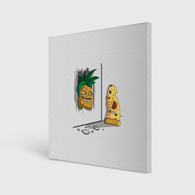 Холст квадратный с принтом HERES PINEAPPLE в Курске, 100% ПВХ |  | here | is | johnny | mem | meme | memes | pineapple | pizza | shining | ананас | джонни | мем | мемы | пица | пицца | сияние | это