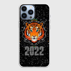 Чехол для iPhone 13 Pro Max с принтом Голова Тигра Символ 2022 в Курске,  |  | 2022 | black | cat | christmas | merry | new year | tiger | xmas | водяной | год тигра | животные | кот | кошки | новый год | паттерн | полосатый | рождество | снег | снежинки | тигры | узор | цветы | черный