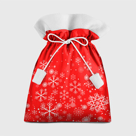 Подарочный 3D мешок с принтом Летящие снежинки в Курске, 100% полиэстер | Размер: 29*39 см | Тематика изображения на принте: 2022 | happy new year | merry christmas | год тигра | зима близко | нг | новогодний | новогодний тигр | новый год | новый год 2022 | рождество | символ 2022 года | снежинки