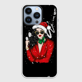 Чехол для iPhone 13 Pro с принтом Снегурка 2022 в Курске,  |  | new year | арт | графика | зима | новый год | рождество