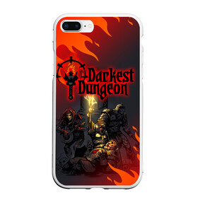 Чехол для iPhone 7Plus/8 Plus матовый с принтом DARKEST DUNGEON   ТЕМНЕЙШЕЕ ПОДЗЕМЕЛЬЕ в Курске, Силикон | Область печати: задняя сторона чехла, без боковых панелей | Тематика изображения на принте: darkest dungeon | darkest dungeon 2 | ад | готика | игра | огонь | пламя | темнейшее подземелье | ужасы