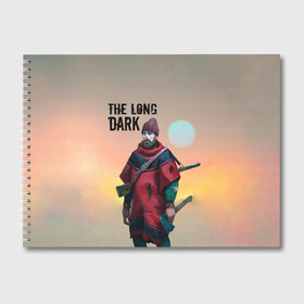 Альбом для рисования с принтом The Long Dark Уилл Маккензи в Курске, 100% бумага
 | матовая бумага, плотность 200 мг. | long dark | the long dark | will mackenzie | длинная тьма | долгая тьма | игра long dark | уилл маккензи