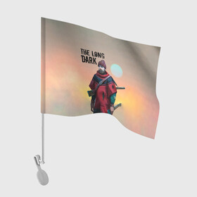 Флаг для автомобиля с принтом The Long Dark Уилл Маккензи в Курске, 100% полиэстер | Размер: 30*21 см | long dark | the long dark | will mackenzie | длинная тьма | долгая тьма | игра long dark | уилл маккензи