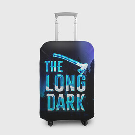 Чехол для чемодана 3D с принтом The Long Dark Logo в Курске, 86% полиэфир, 14% спандекс | двустороннее нанесение принта, прорези для ручек и колес | alaska | long dark | the long dark | аляска | выживание | длинная тьма | долгая тьма | игра long dark