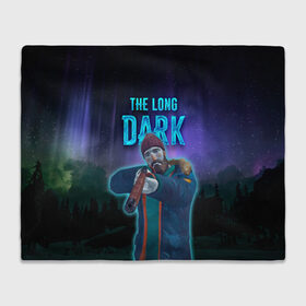 Плед 3D с принтом The Long Dark Will Mackenzie в Курске, 100% полиэстер | закругленные углы, все края обработаны. Ткань не мнется и не растягивается | long dark | the long dark | will mackenzie | длинная тьма | долгая тьма | игра long dark | уилл маккензи