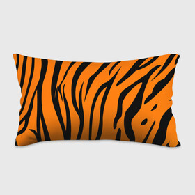 Подушка 3D антистресс с принтом Текстура тигра/tiger в Курске, наволочка — 100% полиэстер, наполнитель — вспененный полистирол | состоит из подушки и наволочки на молнии | tiger | кошка | оранжевый черный | символ 22 года | текстура | тигр