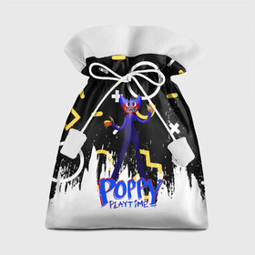 Подарочный 3D мешок с принтом Poppy Playtime Фигурки в Курске, 100% полиэстер | Размер: 29*39 см | poppy playtime | игра | кукла | монстр | плэйтайм | поппи плейтайм | хагги вагги | хоррор
