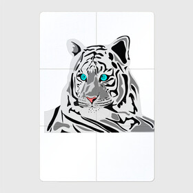 Магнитный плакат 2Х3 с принтом Черный Тигр 2022 в Курске, Полимерный материал с магнитным слоем | 6 деталей размером 9*9 см | 2022 | год тигра 2022 | новогодние праздники | новый год