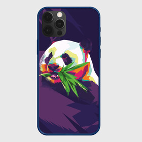 Чехол для iPhone 12 Pro Max с принтом Панда  с бамбуком в Курске, Силикон |  | живопись | животное | медведь | панда | японский мишка