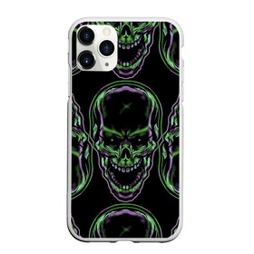 Чехол для iPhone 11 Pro матовый с принтом Skulls vanguard pattern 2077 в Курске, Силикон |  | fashion | hype | neon | pattern | skull | vanguard | авангард | неон | узор | хайп | череп