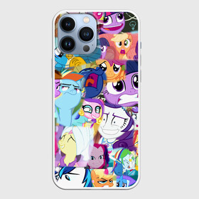 Чехол для iPhone 13 Pro Max с принтом My Little Pony Персонажи в Курске,  |  | Тематика изображения на принте: friendship is magic | mlp | my little pony | pinky pie | pony | spike | swag | sweaty ba | дружба | искорка | крошка бель | литл пони | маленькие пони | мой маленький пони | мульфтфильм | пони | поняши | поняшки | сва