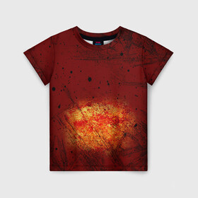 Детская футболка 3D с принтом Взрыв на Марсе в Курске, 100% гипоаллергенный полиэфир | прямой крой, круглый вырез горловины, длина до линии бедер, чуть спущенное плечо, ткань немного тянется | атмосфера марса | атомный взрыв | жизнь на марсе | колонизация марса | космос | красная планета | непознанное | планета марс | приземление на марс | тайны космоса | экспедиция на марс