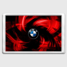Магнит 45*70 с принтом BMW RED BEAST в Курске, Пластик | Размер: 78*52 мм; Размер печати: 70*45 | Тематика изображения на принте: autosport | bmw | motorsport | авто | автоспорт | бмв | в тренде | красный | машина | подарок | популярое | рекомендации | спорт