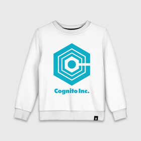 Детский свитшот хлопок с принтом Корпорация Заговор Cognito Inc в Курске, 100% хлопок | круглый вырез горловины, эластичные манжеты, пояс и воротник | cognito inc | inside job | shadow government | когнито | корпорация заговор | мультфильм | рейган ридли | теневое правительство | теории заговора