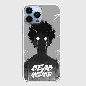 Чехол для iPhone 13 Pro Max с принтом DEAD INSIDE (Mob psycho) в Курске,  |  | dead inside | mob psycho | аниме | ветки | персонаж | рисунок