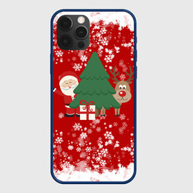 Чехол для iPhone 12 Pro Max с принтом Новогоднее настроение Santa в Курске, Силикон |  | 2021 | 2022 | happy new year 2022 | дед мороз | дед мороз и олень | елка | новый год | новый год 2022 | олень | праздник | санта