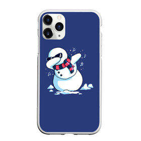 Чехол для iPhone 11 Pro матовый с принтом Dab Snowman in a scarf в Курске, Силикон |  | 2022 | 22 | christmas | dab | dub | new | notes | scarf | snow | snowman | snowy | woman | year | баба | год | даб | новый | ноты | очки | рождество | снег | снеговик | снежная | шарф