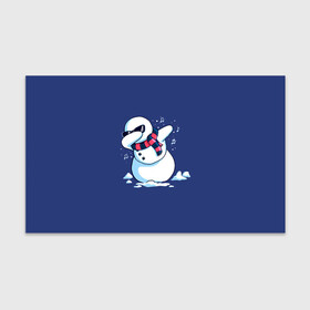 Бумага для упаковки 3D с принтом Dab Snowman in a scarf в Курске, пластик и полированная сталь | круглая форма, металлическое крепление в виде кольца | 2022 | 22 | christmas | dab | dub | new | notes | scarf | snow | snowman | snowy | woman | year | баба | год | даб | новый | ноты | очки | рождество | снег | снеговик | снежная | шарф