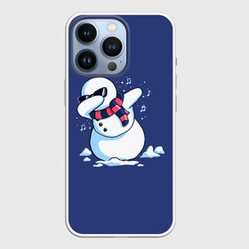 Чехол для iPhone 13 Pro с принтом Dab Snowman in a scarf в Курске,  |  | 2022 | 22 | christmas | dab | dub | new | notes | scarf | snow | snowman | snowy | woman | year | баба | год | даб | новый | ноты | очки | рождество | снег | снеговик | снежная | шарф