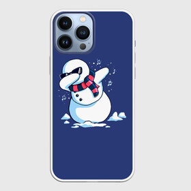 Чехол для iPhone 13 Pro Max с принтом Dab Snowman in a scarf в Курске,  |  | 2022 | 22 | christmas | dab | dub | new | notes | scarf | snow | snowman | snowy | woman | year | баба | год | даб | новый | ноты | очки | рождество | снег | снеговик | снежная | шарф