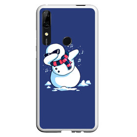 Чехол для Honor P Smart Z с принтом Dab Snowman in a scarf в Курске, Силикон | Область печати: задняя сторона чехла, без боковых панелей | 2022 | 22 | christmas | dab | dub | new | notes | scarf | snow | snowman | snowy | woman | year | баба | год | даб | новый | ноты | очки | рождество | снег | снеговик | снежная | шарф