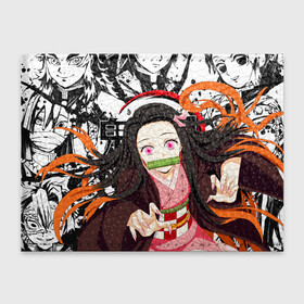Обложка для студенческого билета с принтом Nezuko Kimetsu no Yaiba в Курске, натуральная кожа | Размер: 11*8 см; Печать на всей внешней стороне | anime | demon slayer | kimetsu no yaiba | nezuko | аниме | клинок рассекающий демонов | клинок уничтожающий демонов | манга | нэдзуко