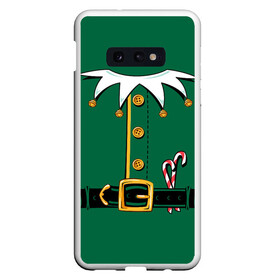 Чехол для Samsung S10E с принтом Christmas Elf Outfit в Курске, Силикон | Область печати: задняя сторона чехла, без боковых панелей | christmas | claus | clothes | deer | elf | frost | helpers | new | north | outfit | pole | santa | year | год | дед | клаус | мороз | новый | одежда | олени | полюс | помощники | рождественский | рождество | санта | санты | северный | эльф