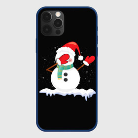 Чехол для iPhone 12 Pro Max с принтом Cartoon Dab Snowman в Курске, Силикон |  | Тематика изображения на принте: 2022 | 22 | cartoon | christmas | dab | dub | mult | new | notes | scarf | snow | snowman | snowy | woman | year | баба | год | даб | мультяшный | новый | очки | рождество | снег | снеговик | снежная | шарф