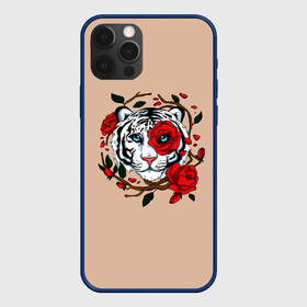 Чехол для iPhone 12 Pro Max с принтом White Tiger Symbol в Курске, Силикон |  | blue | christmas | eyes | face | flowers | glow | muzzle | new | rose | snow | symbol | tiger | tulip | white | winter | year | белый | глаза | год | года | зима | лицо | нового | новый | рождество | свечение | символ | синее | тигр | тигра