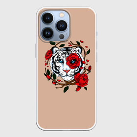 Чехол для iPhone 13 Pro с принтом White Tiger. Symbol в Курске,  |  | blue | christmas | eyes | face | flowers | glow | muzzle | new | rose | snow | symbol | tiger | tulip | white | winter | year | белый | глаза | год | года | зима | лицо | нового | новый | рождество | свечение | символ | синее | тигр | тигра