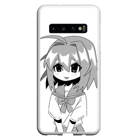 Чехол для Samsung Galaxy S10 с принтом Anime Tyan в Курске, Силикон | Область печати: задняя сторона чехла, без боковых панелей | 1000 7 | anime | dead ghoul | dead inside | depression | dota | drain | tyan | waifu | zxc | zxcursed | акума | альт | аниме | аниме герои | анимэ | вайфу | дед инсайд | дрейн | дэд инсайд | курсед | тян | тянка