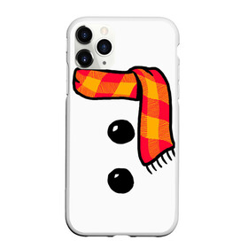 Чехол для iPhone 11 Pro матовый с принтом Snowman Outfit в Курске, Силикон |  | attributes | buttons | christmas | new | scarf | snow | snowman | snowy | woman | year | атрибутика | баба | год | новый | пуговица | пуговицы | рождество | снег | снеговик | снежная | шарф