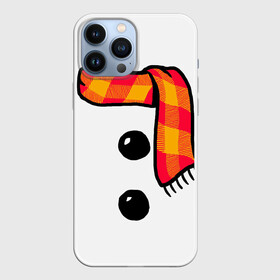 Чехол для iPhone 13 Pro Max с принтом Snowman Outfit в Курске,  |  | attributes | buttons | christmas | new | scarf | snow | snowman | snowy | woman | year | атрибутика | баба | год | новый | пуговица | пуговицы | рождество | снег | снеговик | снежная | шарф