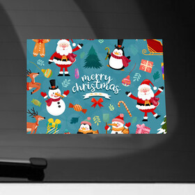 Наклейка на автомобиль с принтом Merry Christmas from Eugenia в Курске, ПВХ |  | christmas | merry | new year | snowman | год | животные | зима | новый | новый год | паттерн | праздник | рождество | снег | снеговик | снежинки