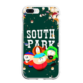 Чехол для iPhone 7Plus/8 Plus матовый с принтом SOUTH PARK   ЮЖНЫЙ ПАРК   АРТ в Курске, Силикон | Область печати: задняя сторона чехла, без боковых панелей | Тематика изображения на принте: eric cartman | park | pattern | south | south park | арт | зима | кайл | картман | картмен | кени | кеннет | кенни | они убили кени | парк | саус парк | сволочи | стэнли | узор | эрик | южный | южный парк