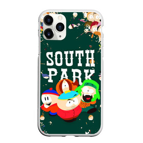 Чехол для iPhone 11 Pro матовый с принтом SOUTH PARK   ЮЖНЫЙ ПАРК   АРТ в Курске, Силикон |  | Тематика изображения на принте: eric cartman | park | pattern | south | south park | арт | зима | кайл | картман | картмен | кени | кеннет | кенни | они убили кени | парк | саус парк | сволочи | стэнли | узор | эрик | южный | южный парк