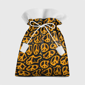 Подарочный 3D мешок с принтом Пацифик. Знак мира в Курске, 100% полиэстер | Размер: 29*39 см | Тематика изображения на принте: pacific | peace | жест | знак | мир | мирный | пацифик | пис