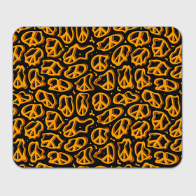Прямоугольный коврик для мышки с принтом Пацифик. Знак мира в Курске, натуральный каучук | размер 230 х 185 мм; запечатка лицевой стороны | pacific | peace | жест | знак | мир | мирный | пацифик | пис