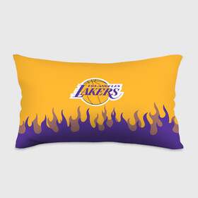 Подушка 3D антистресс с принтом LA LAKERS NBA FIRE ЛЕЙКЕРС ОГОНЬ в Курске, наволочка — 100% полиэстер, наполнитель — вспененный полистирол | состоит из подушки и наволочки на молнии | america | basketball | kobe bryant | la | la lakers | lakers | los angeles lakers | nba | usa | баскетбол | кобе брайант | лос анджелес лейкерс | нба | сша